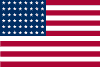48 Star USA Historic (United State of America) Printable Flag Picture