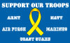 Support Our Troops Printable Flag Picture