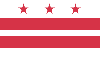 Washington D.C. USA Printable Flag Picture